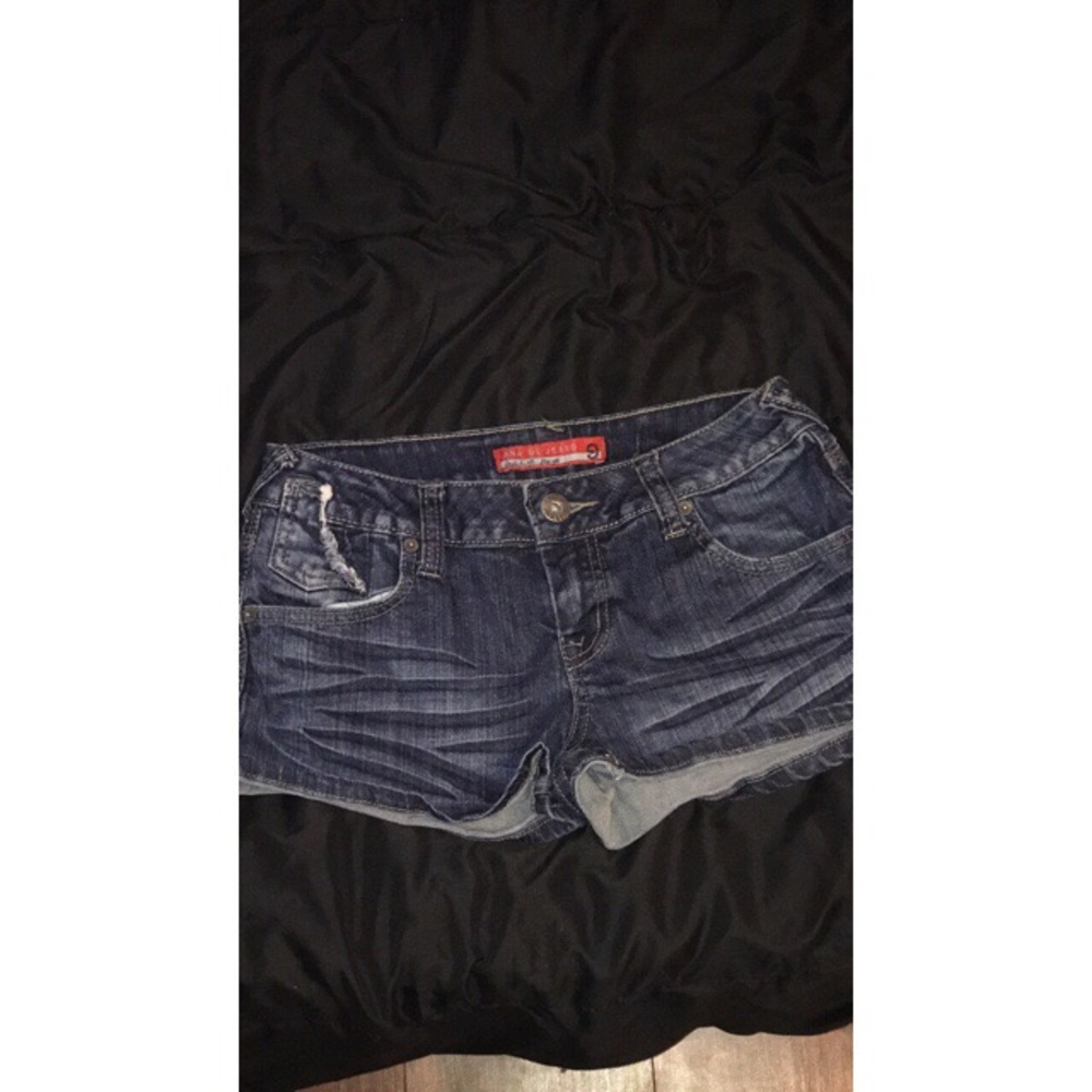 Denim shorts